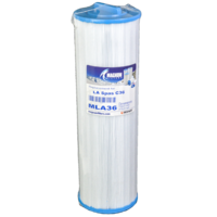 375mm L x 118mm D LA Spas 36 Sqft Filter Cartridge Replacement