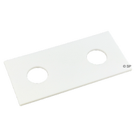 Air Button Adapter Plate - Double - White