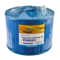 147mm L x 204mm D Signature Spas XMF 50 BF Platinum / Bullfrog Spa Filter Cartridge - Anti-Microbial