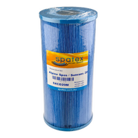 267mm L x 125mm D Alpine Spas / Sunrans CD20 Replacement Pleated Cartridge Filter - Anti-Microbial
