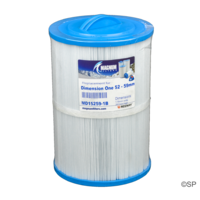 260mm L x 180mm D Dimension One Spas 75 spa filter cartridge