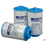205mm L x 125mm D LA Spas 3" 40 Sqft Filter Cartridge Replacement - 3 Pack