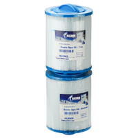 380mm L x 145mm D Oasis Spas Upper & Lower Spa filter cartridge PAIR - suits 100sqft Front Access Skim Filters