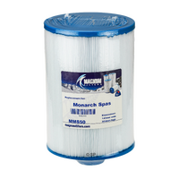 210mm L x 143mm D Monarch Spas 50 spa filter cartridge