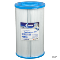 265mm L x 154mm D Spa Systems 50 sqft & Hot Spring Spas 30 sqft replacement filter cartridge