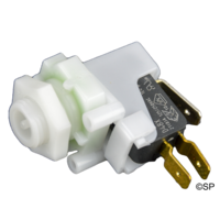 Latching Airswitch - 9/16" Threaded Spout SPDT - stepped nipple - dual size tubing