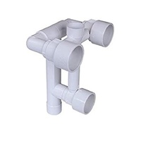 Waterway 7" Gunite Power Seat Kit - Storm Series Gunite Three Jet Manifold
