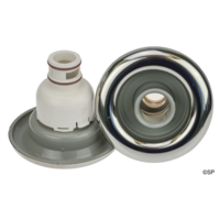 Waterway Non-Adjustable Whirlpool Internal - Grey w/Stainless Steel escutcheon - Snap In