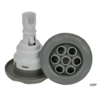 Waterway Poly Storm 5 Point Scallop - Massage - Grey - Snap-In style