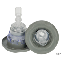 Waterway Poly Storm GLO Clear Jet Internal - Textured 5 Scallop - Twin Roto - THREADED