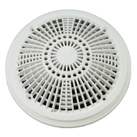 Waterway 8" Tru Flo Drain Cover / Frame - White