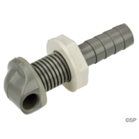 Waterway 90 degree nozzle return fitting for system air bleed