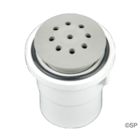 Waterway Top-Flo Air Injector with 1" Spigot straight body - Grey