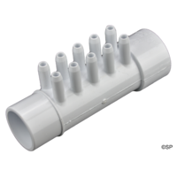 Waterway 3/8" Barb Manifold 1.5" x 10 port