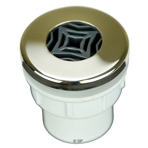 Skimmer vent - SS/Graphite grey straight body