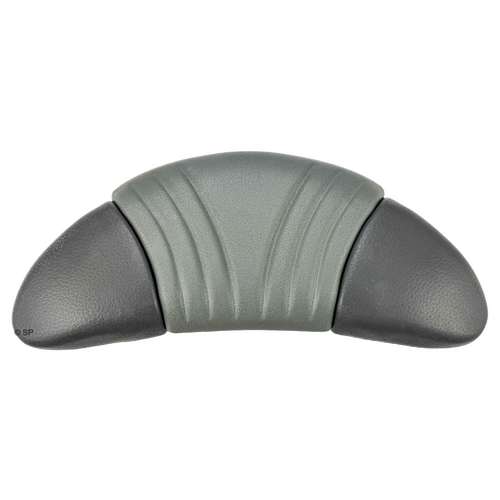 Artesian Spas Pillow - Lounge 'Croissant' - Grey/Charcoal