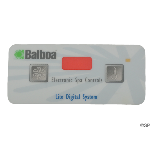 Balboa Lite Digital touchpad overlay decal