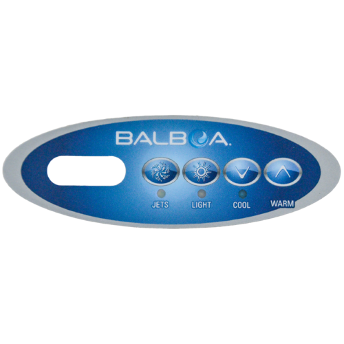 Balboa VL 200 Mini Oval touchpad overlay decal - NO AIR BLOWER
