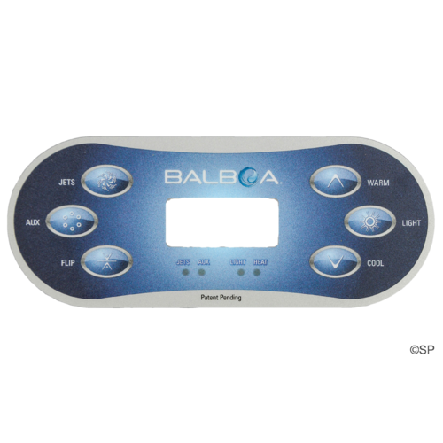 Balboa TP600 Touchpad Overlay Decal