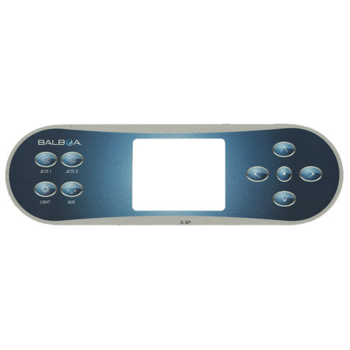 Balboa TP700 Touchpad Overlay Decal - 9 button - 2 pump