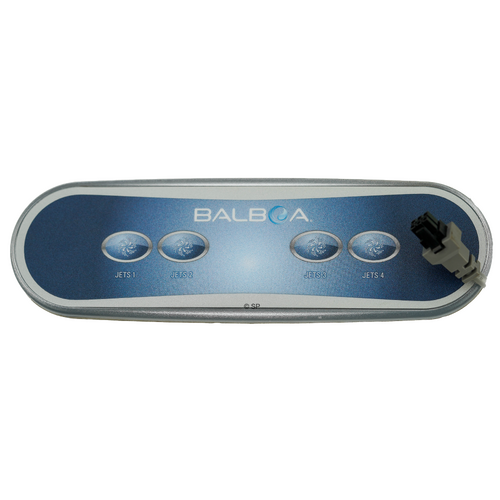 Balboa AX40 4 Button Auxillary Topside Touchpad Panel Jets 1, Jets 2, Jets 3, Jets 4