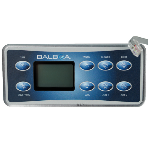 Balboa VL801D Serial Deluxe Digital Series 8 Button Touchpad Panel