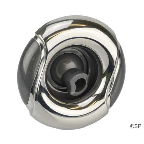CMP 400 Series 4" typhoon jet internal - rotational - Wave Face stainless steel / graphite grey