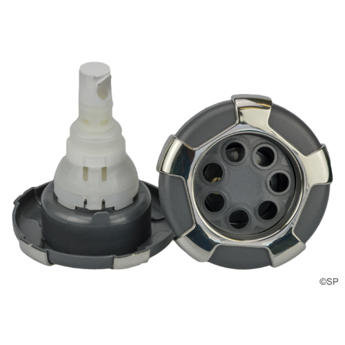CMP 500 Series 5-1/4" crown series typhoon jet internal - 7 port rotossage - stainless steel / graphite grey