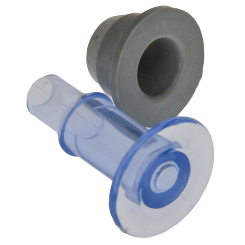 CMP SQR LED 1" faceted Spot fitting with grey grommet