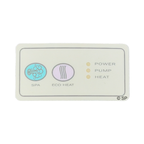 Davey Celsior series spa bath touchpad Decal only