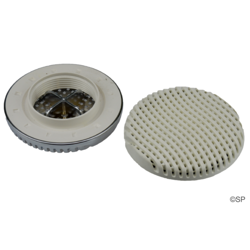 Edgetec SLP (Super Low Profile) Spa Bath Suction - White 192 lpm rated