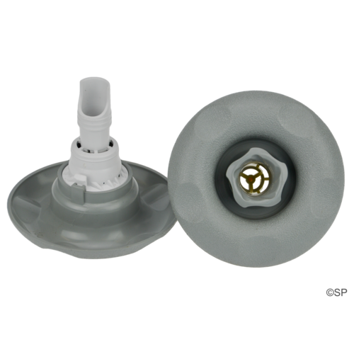 Edgetec Excess 100mm Spa Pool Jet Barrel - Twirl Directional - Grey