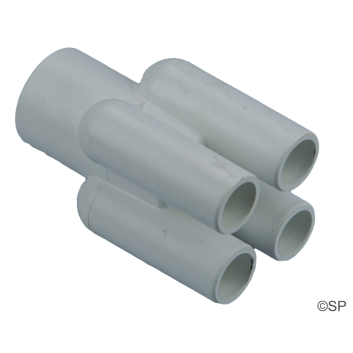 Edgetec 3/4" Barb x 1" Spg Straight Inline Manifold