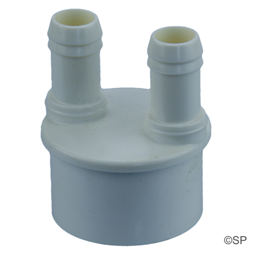 Edgetec 3/4" B (x2 port) x 50mm/2" Barb Adaptor