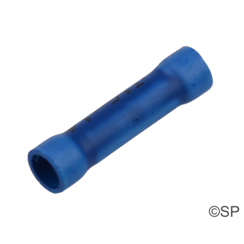 Insulated Butt / Tunnel Crimp Connector - Blue