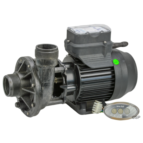 Turbo-Tech Wave 1.5hp 300lpm variable speed massage pump & touchpad