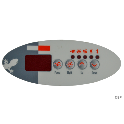 Gecko / Spa Builders TSC-9 / K-9 4 Button Overlay - No Blower