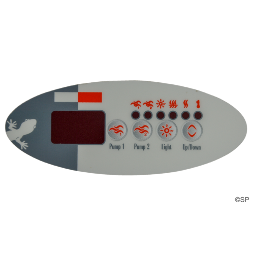 Gecko / Spa Builders TSC-9 / K-9 4 button Overlay Sticker
