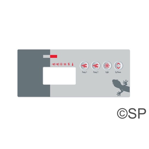 Gecko / Spa Builders TSC-19 / K-19 4 button Overlay Sticker