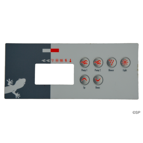 Gecko / Spa Builders TSC-35 / K-35 6 Button Overlay Sticker