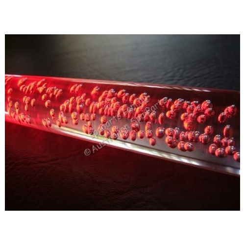 Plastic Acrylic Clear Bubble Bar 1" / 25mm Spa Handrail Grab bar - 395mm - Also suits LED & Fibre Optic Lighting