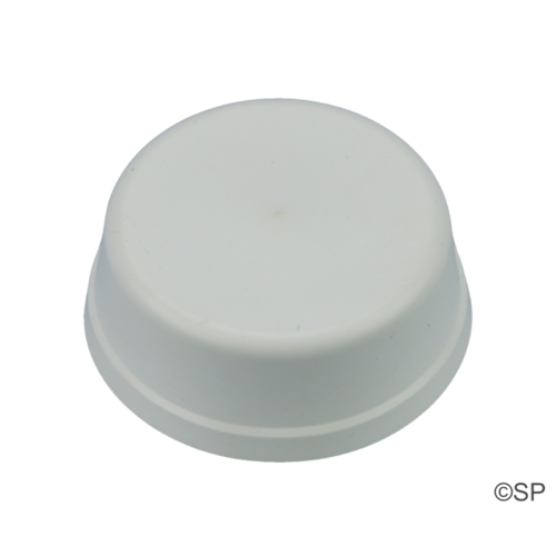 Herga Rubber Boot Flush Airbutton - White