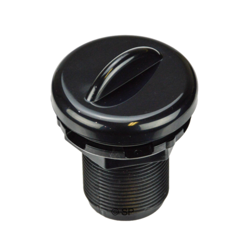 Hydroair 1" Top Draw Air Control - Black