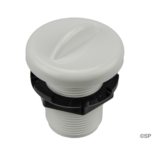Hydroair 1" Top Draw Air Control - White
