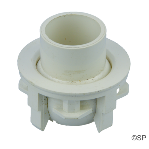 Hydroair Magna Jet Eyeball & Lock Cage Assembly - Directional Nozzle - White