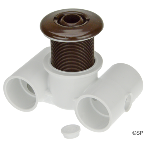 Hydroair Hydro Jet Hot Tub Spa Jet with extended thread - Brown