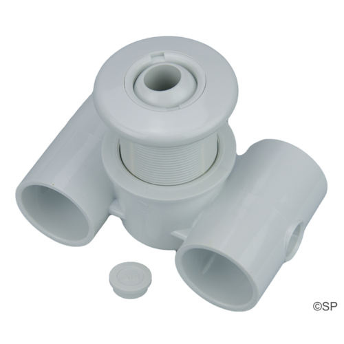 Hydroair Hydro Jet Hot Tub Spa Jet with extended thread - White