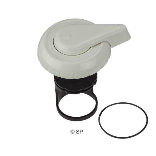 Hydroair 2" Diverter Valve Repair Kit - Notched Style - White