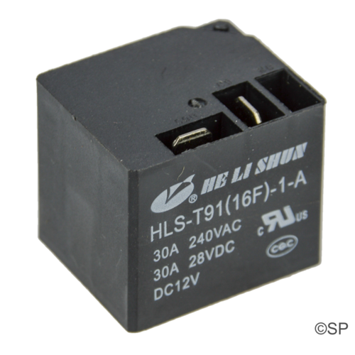 He Li Shun PCB Mounted Relay 30A, 240V, 12V DC Coil