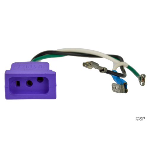 Mini J&J Hydroquip Air Blower Violet Receptacle Socket - Hydroquip controls only